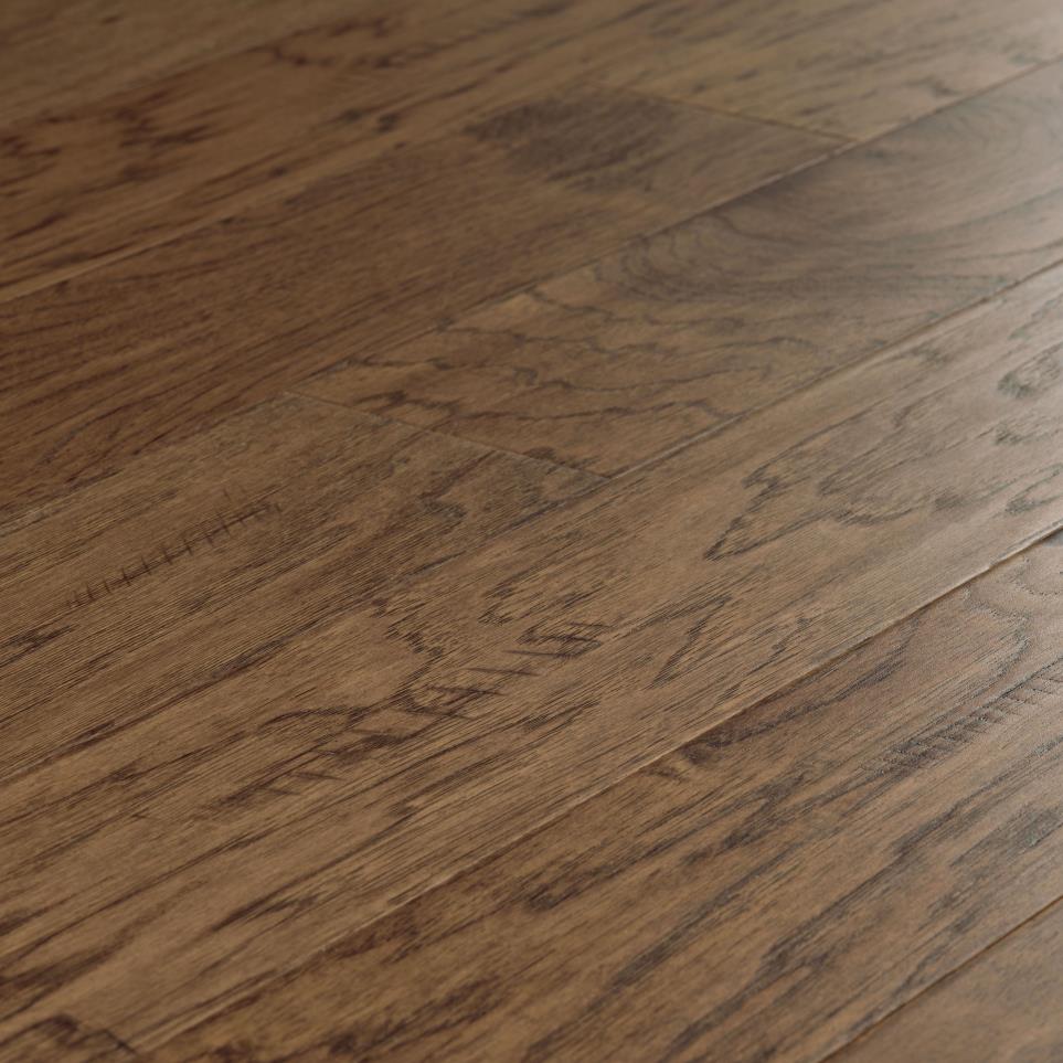 Plank Pioneer Hickory Dark Finish Hardwood