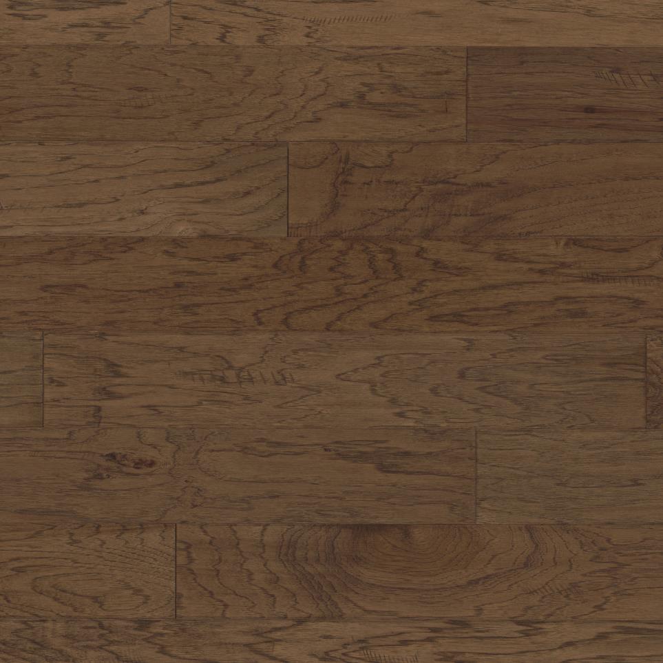 Plank Pioneer Hickory Dark Finish Hardwood