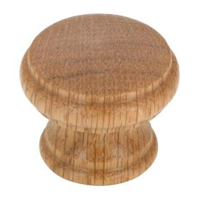 Knob Natural Oak Light Finish Knobs