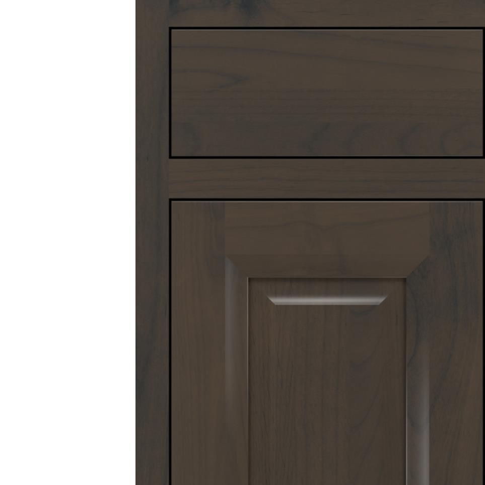 Square Shadow Dark Finish Square Cabinets