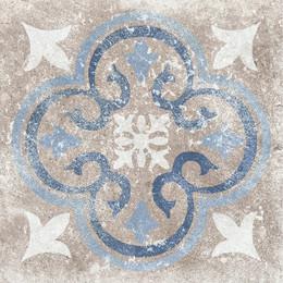 Decoratives and Medallions Siena Blue Matte Blue Tile