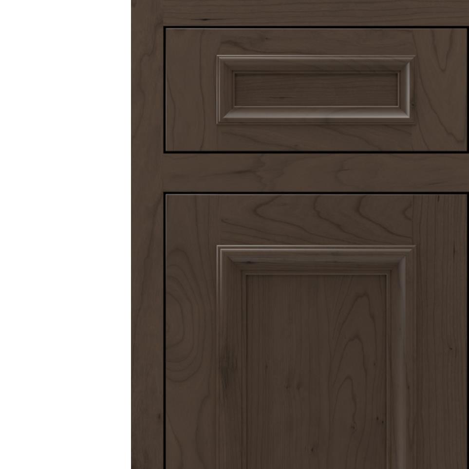 Square Shadow Dark Finish Square Cabinets