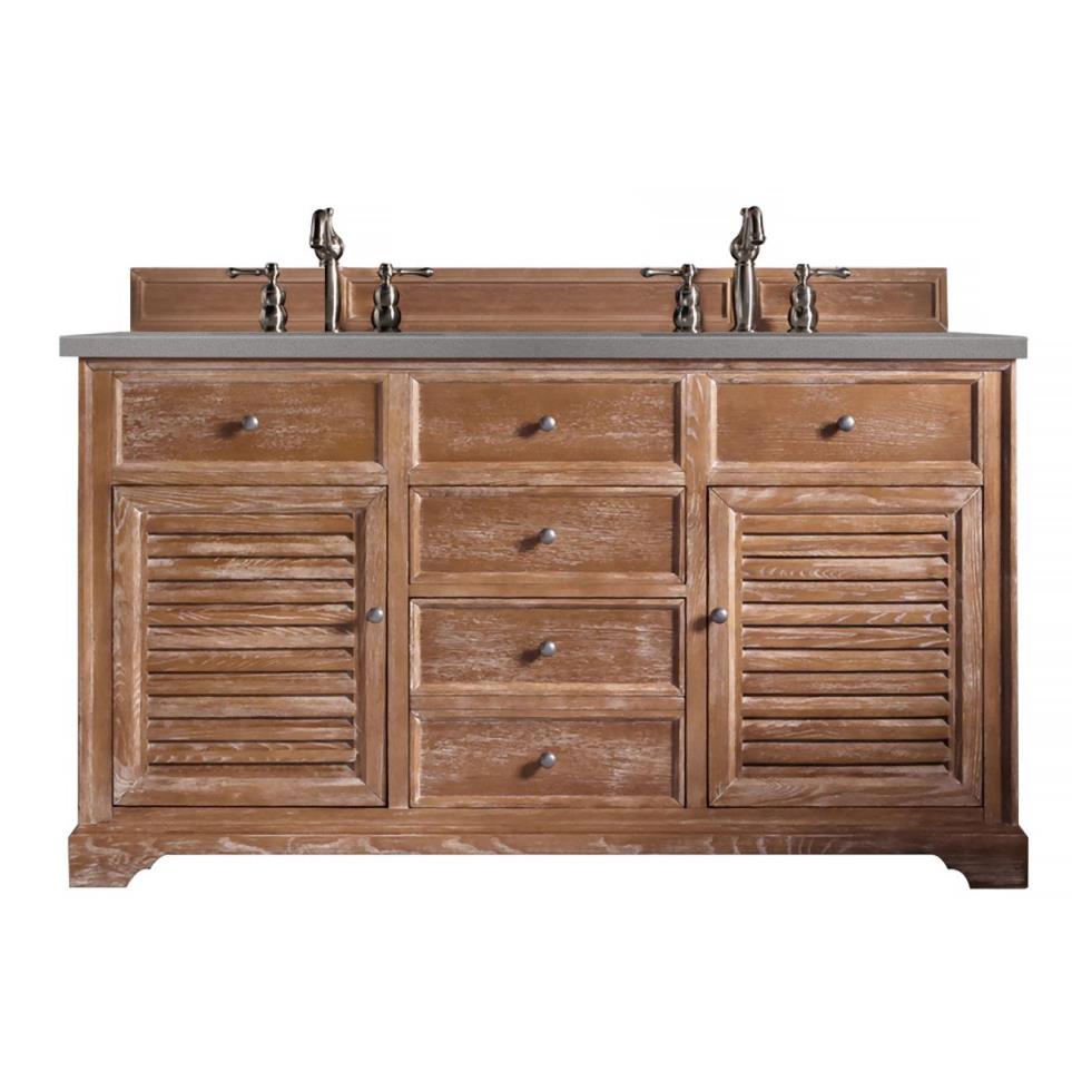 Base with Sink Top Driftwood Medium Finish Vanities