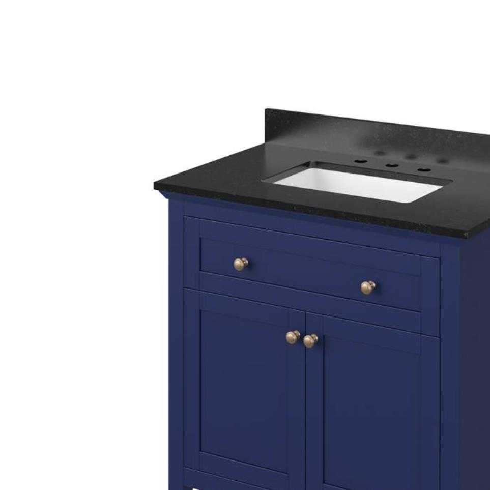 Base with Sink Top Hale Blue Blue / Purple Vanities