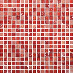 Mosaic Ruby Mixed Red Tile