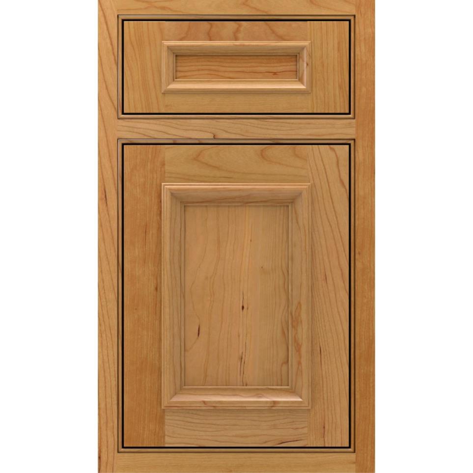 Square Natural Light Finish Square Cabinets