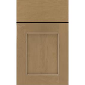 Square Buckskin Medium Finish Square Cabinets