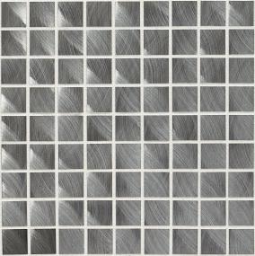 Mosaic Gunmetal Satin Gray Tile