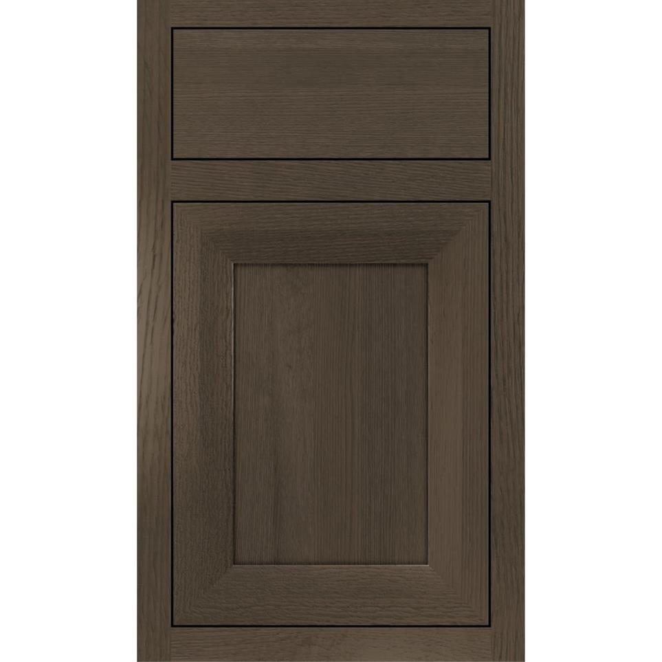 Square Shadow Dark Finish Square Cabinets