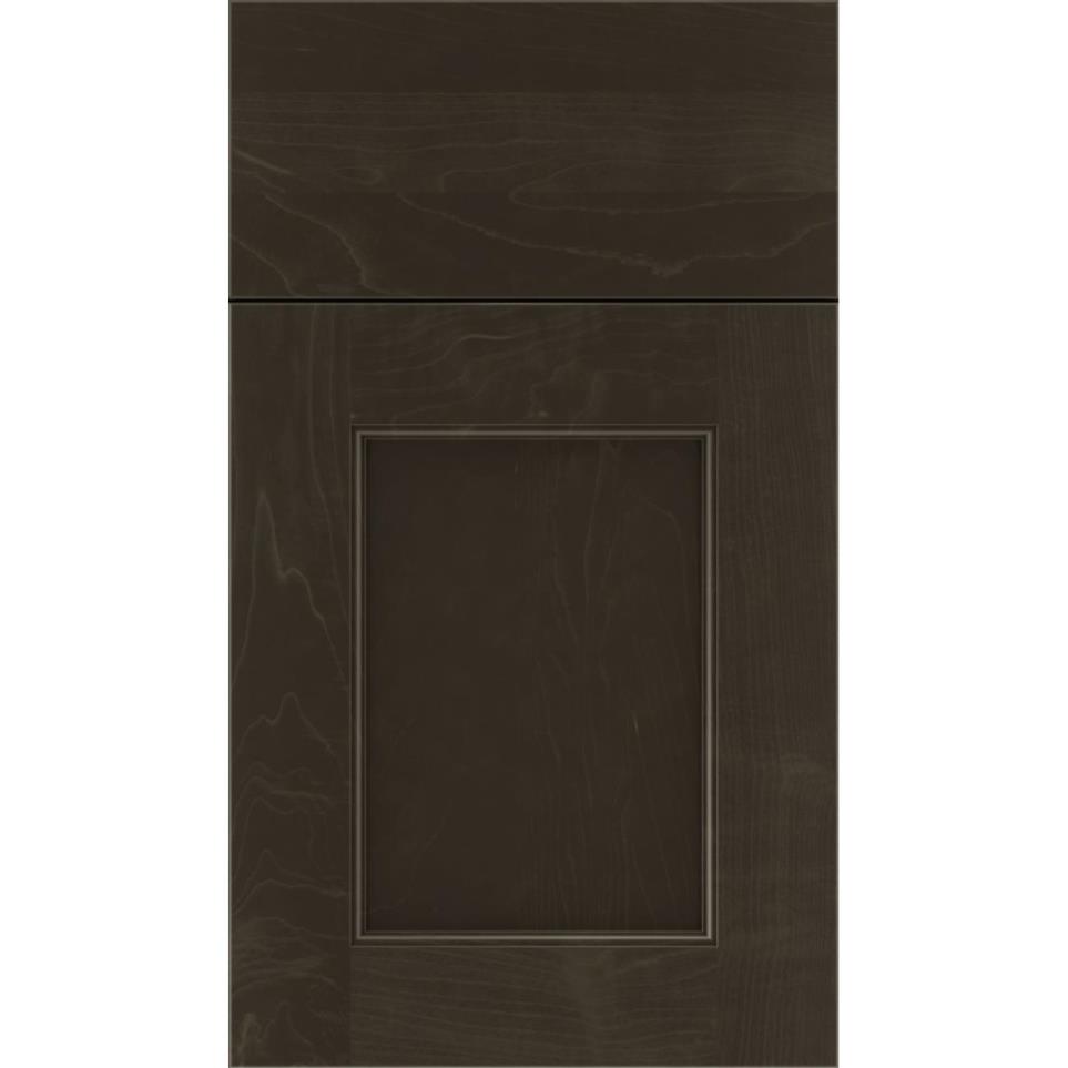Square Thunder Dark Finish Square Cabinets