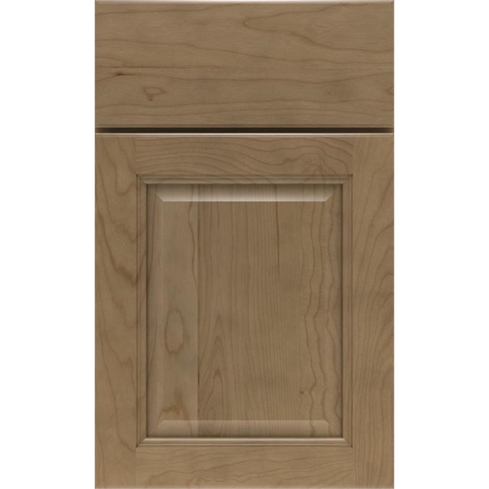 Square Buckskin Medium Finish Square Cabinets