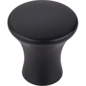 Knob Flat Black Black Knobs
