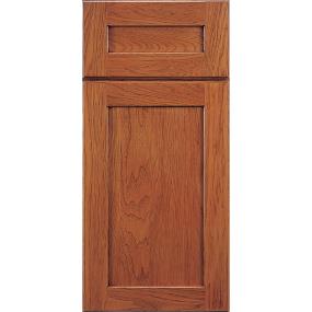 Square Nutmeg Medium Finish Square Cabinets