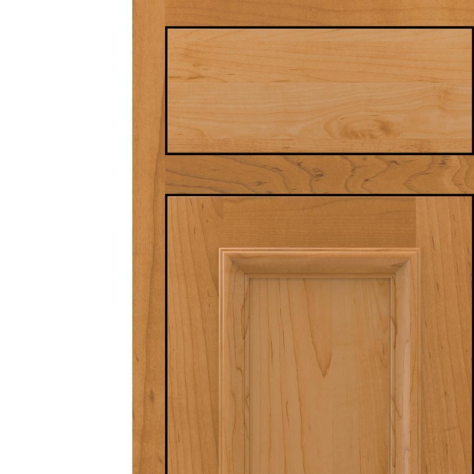 Square Pheasant Light Finish Square Cabinets