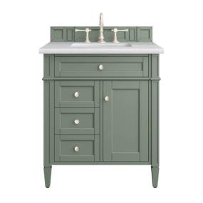 Base with Sink Top Smokey Celadon Green Vanities