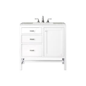 Base with Sink Top Glossy White White Vanities