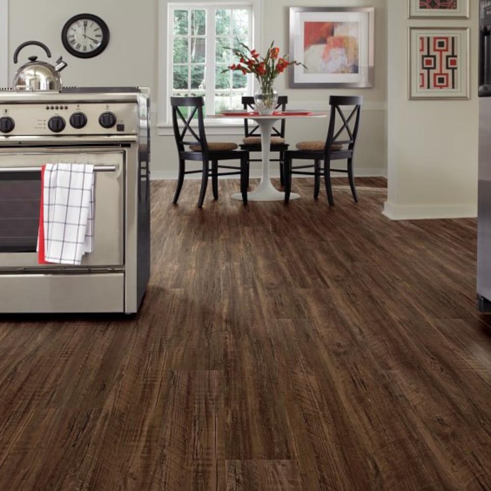 Tile Plank Kingswood Oak Dark Finish Vinyl