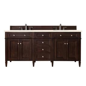 Base with Sink Top Burnished Mahogany Dark Finish Vanities