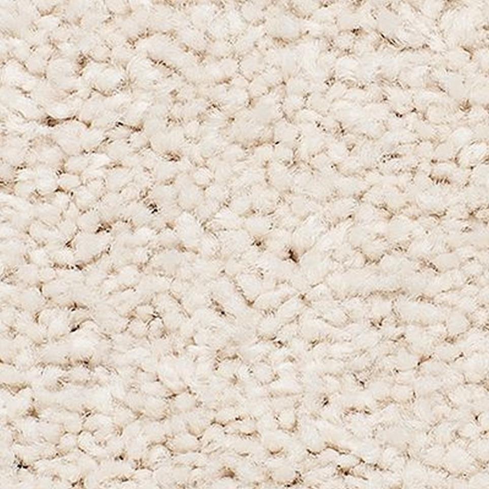 Textured Saxony Ivory Charm White Carpet