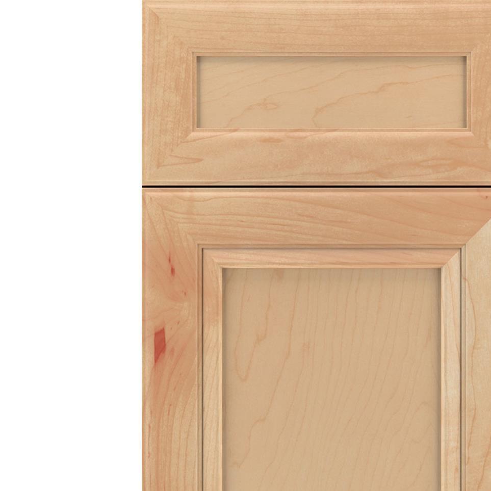 Square Natural Light Finish Square Cabinets