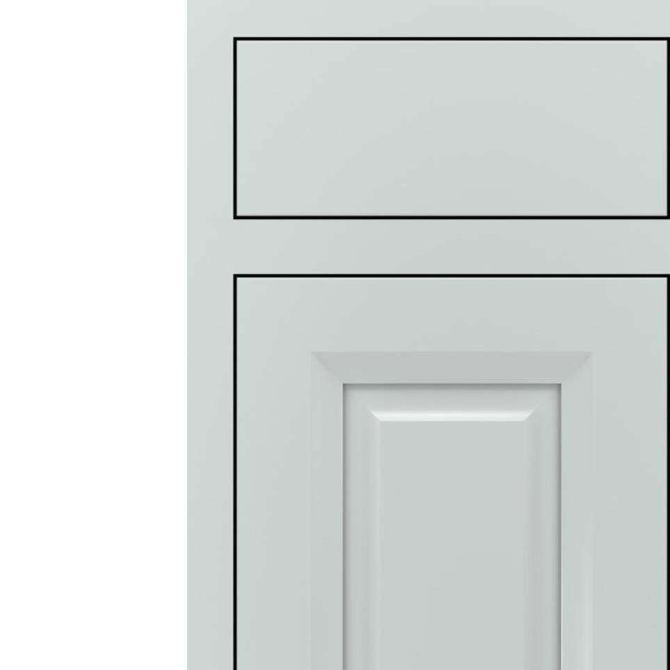 Square North Star Paint - Grey Square Cabinets