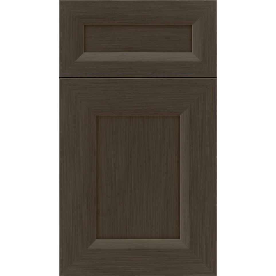 5 Piece Weathered Slate Dark Finish 5 Piece Cabinets