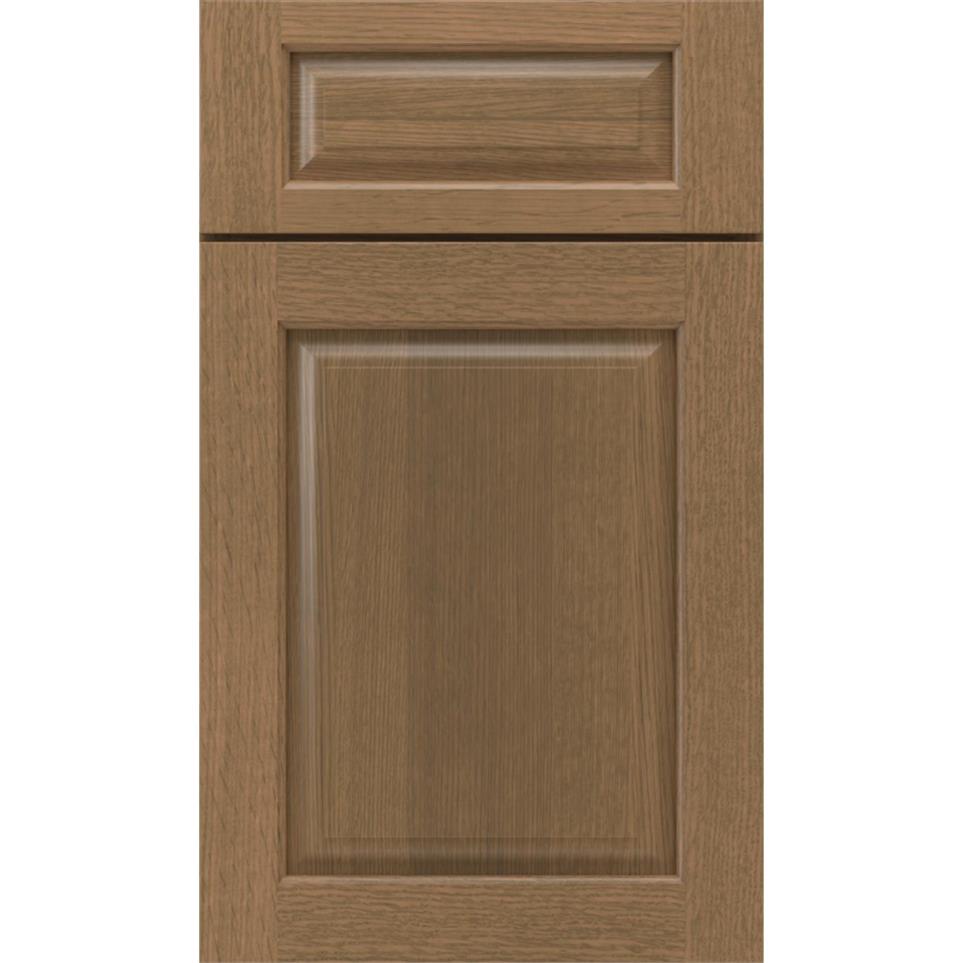 5 Piece Buckskin Medium Finish 5 Piece Cabinets