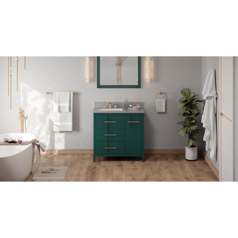 Base with Sink Top Green Green Vanities