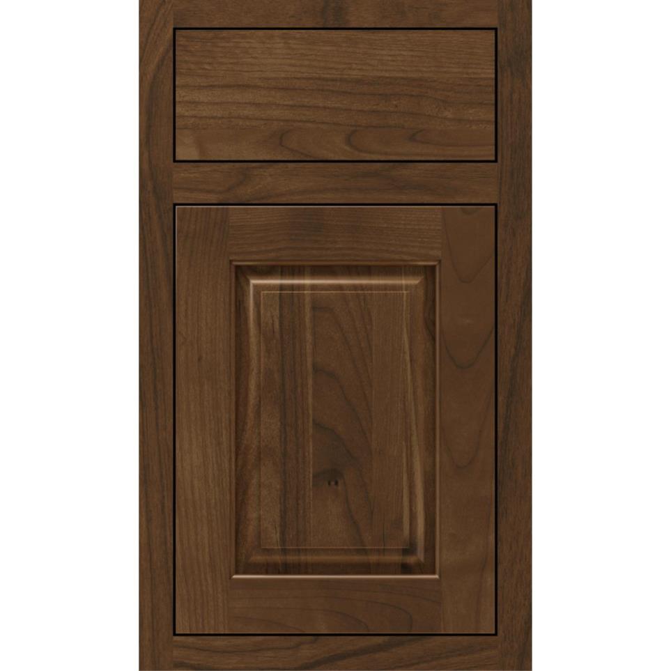 Square Mink Dark Finish Square Cabinets