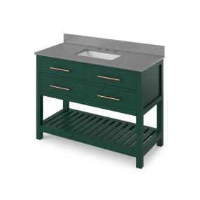 Base with Sink Top Green Green Vanities