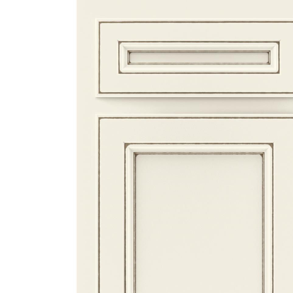 5 Piece Coconut Amaretto Creme Glaze - Paint 5 Piece Cabinets