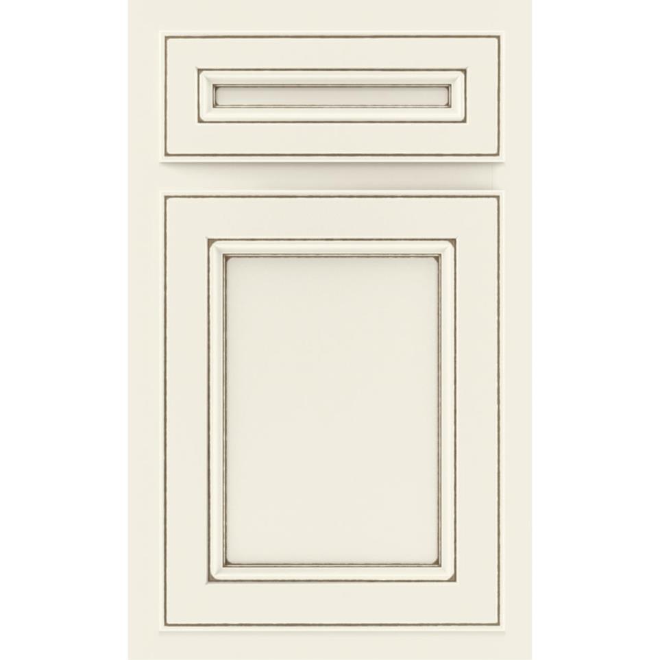 5 Piece Coconut Amaretto Creme Glaze - Paint 5 Piece Cabinets