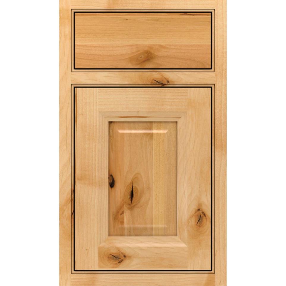 Square Natural Light Finish Square Cabinets