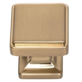Knob Warm Brass Brass / Gold Knobs