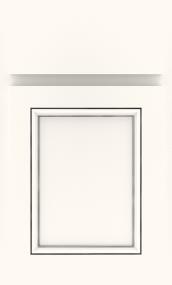 White With Charcoal Penned