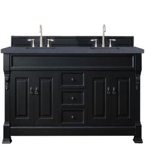 Base with Sink Top Antique Black Grey / Black Vanities