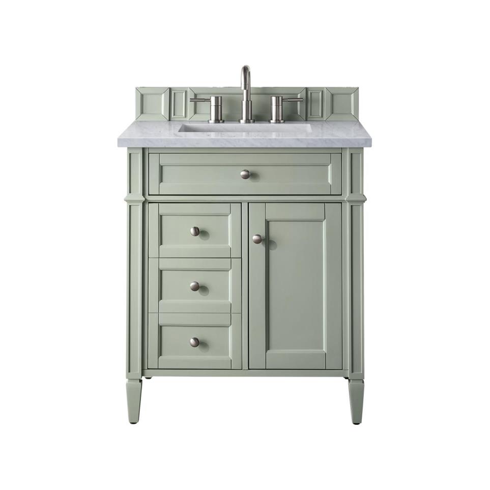 Base with Sink Top Sage Green Green Vanities