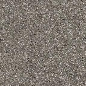 Textured Saxony Pebblestone Gray Carpet