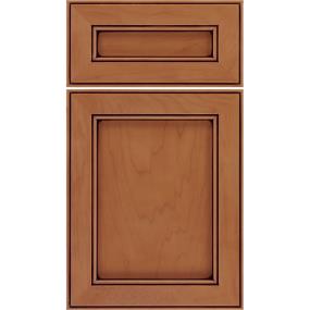 Square Ginger Mocha Glaze Glaze - Stain Square Cabinets