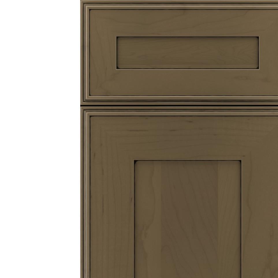 Square Cortado Black Glaze Glaze - Stain Square Cabinets