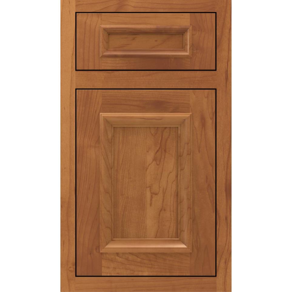 Square Suede Medium Finish Square Cabinets