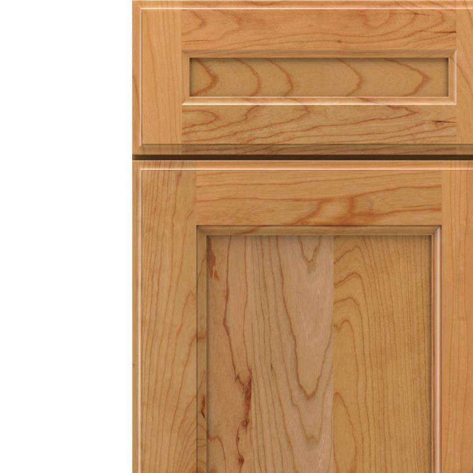 Square Natural Light Finish Square Cabinets