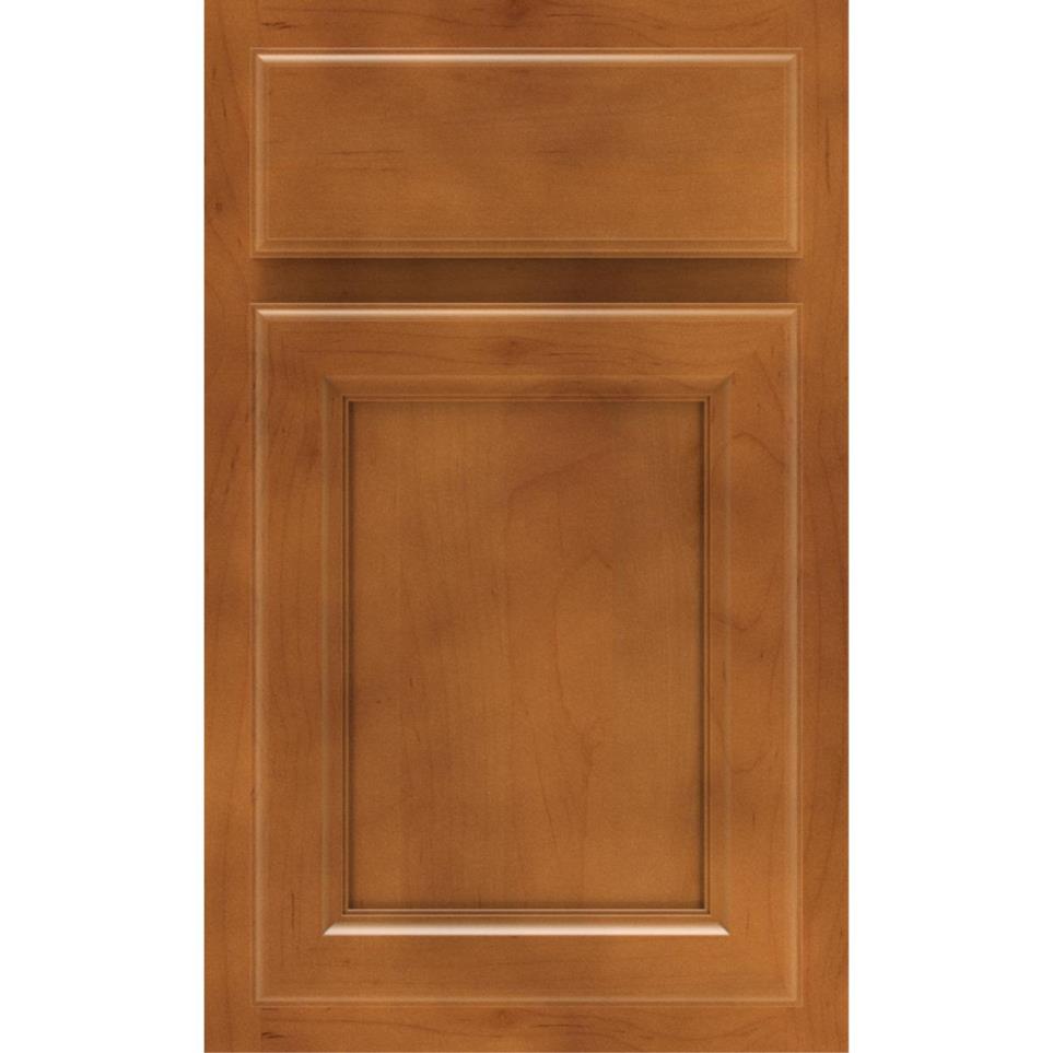 Square Cattail Medium Finish Square Cabinets