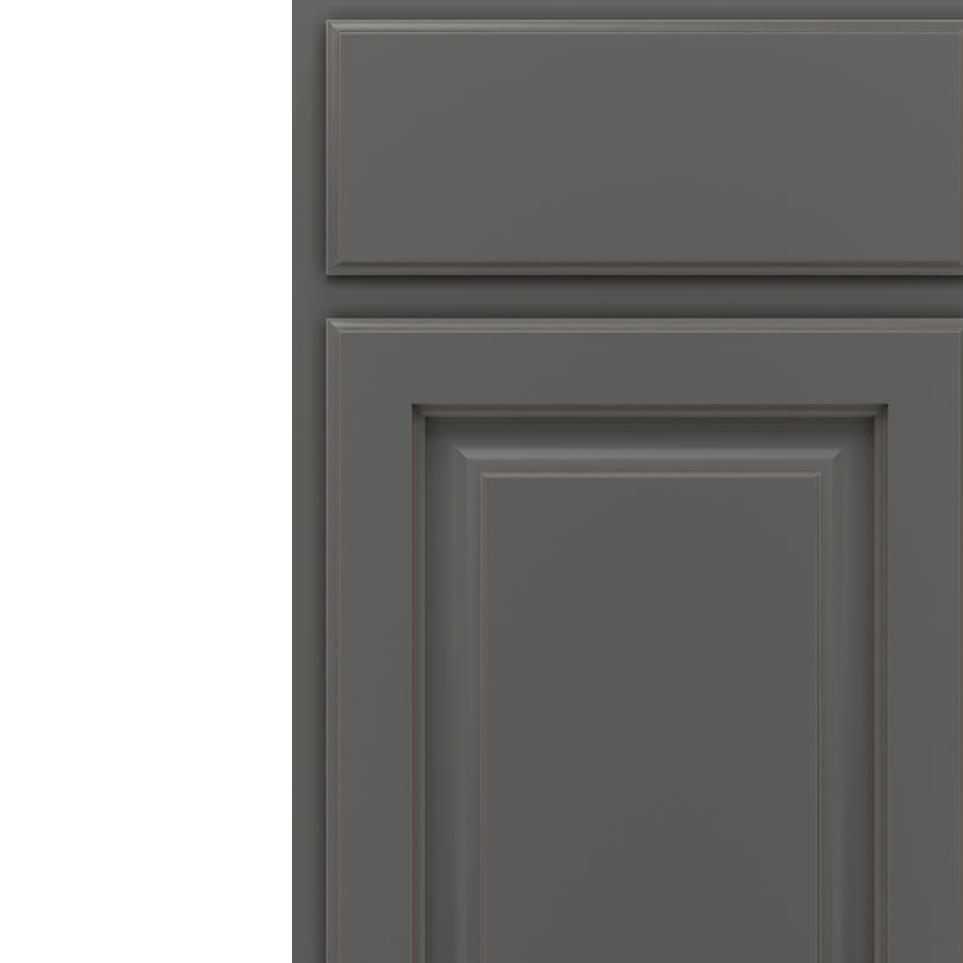 Square Galaxy Brownstone Opaque Paint - Grey Square Cabinets