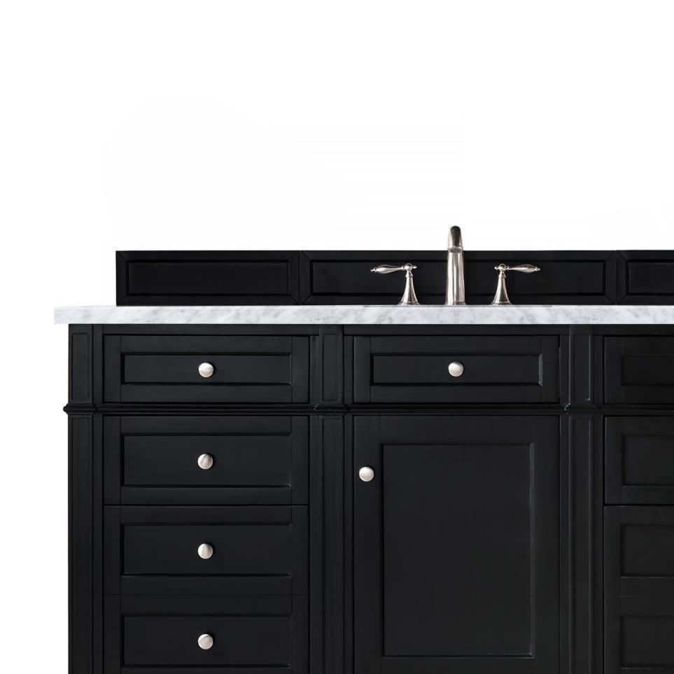 Base with Sink Top Black Onyx Grey / Black Vanities