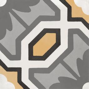 Decoratives and Medallions Honeycomb Matte Yellow Tile
