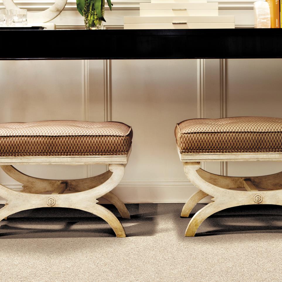 Plush Saxony Beige Beige/Tan Carpet