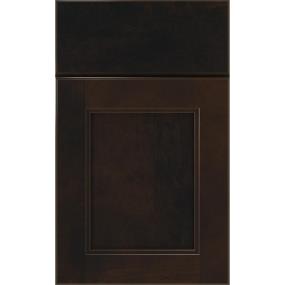 Square Chocolate Dark Finish Square Cabinets