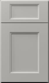 Square Cloud White Paint - Grey Cabinets