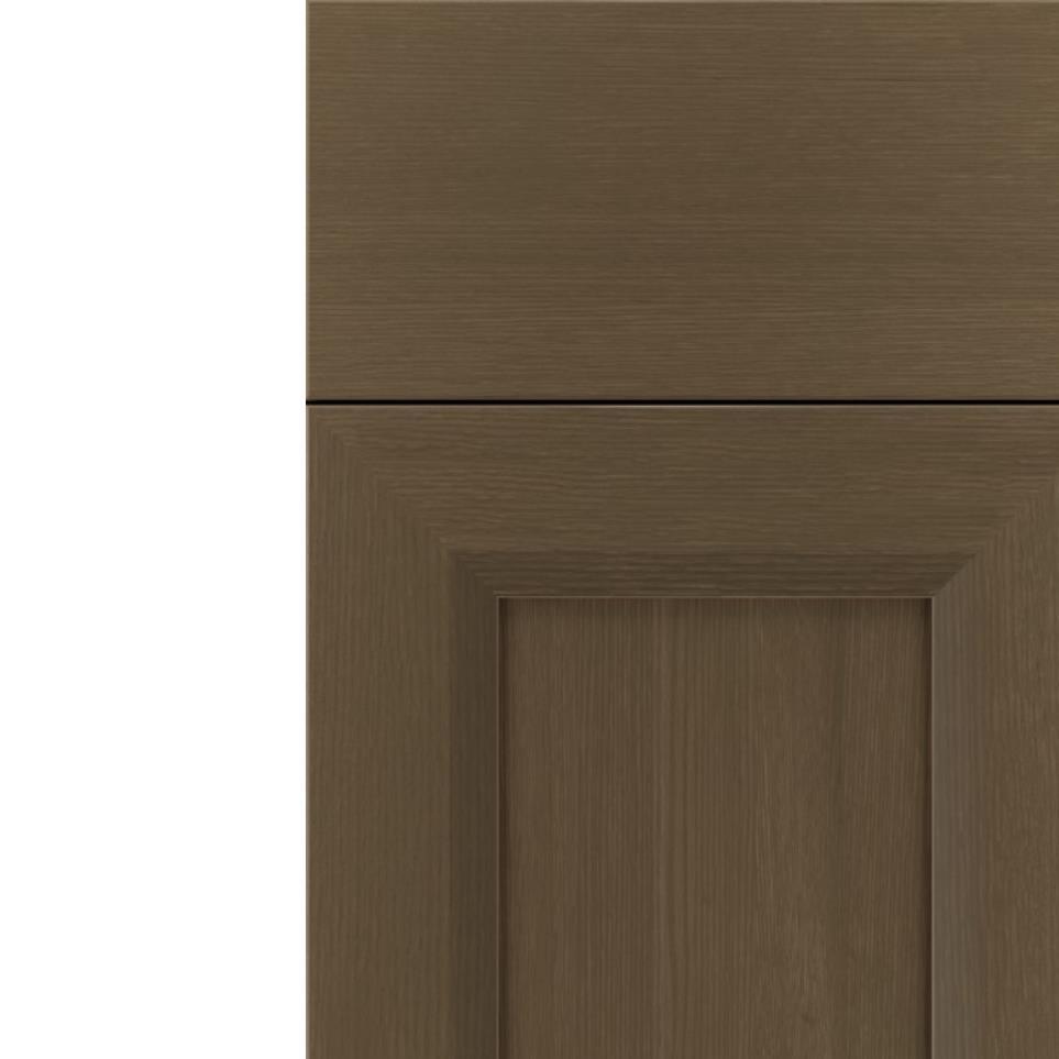 Square Cortado Medium Finish Square Cabinets